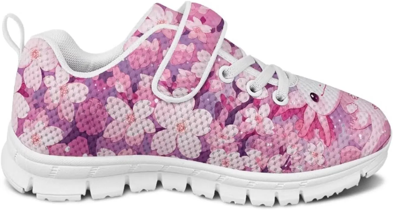 Howilath Sneakers for Kids Girls Tennis Shoes One Strap Tennis Sneakers with Single Buckle