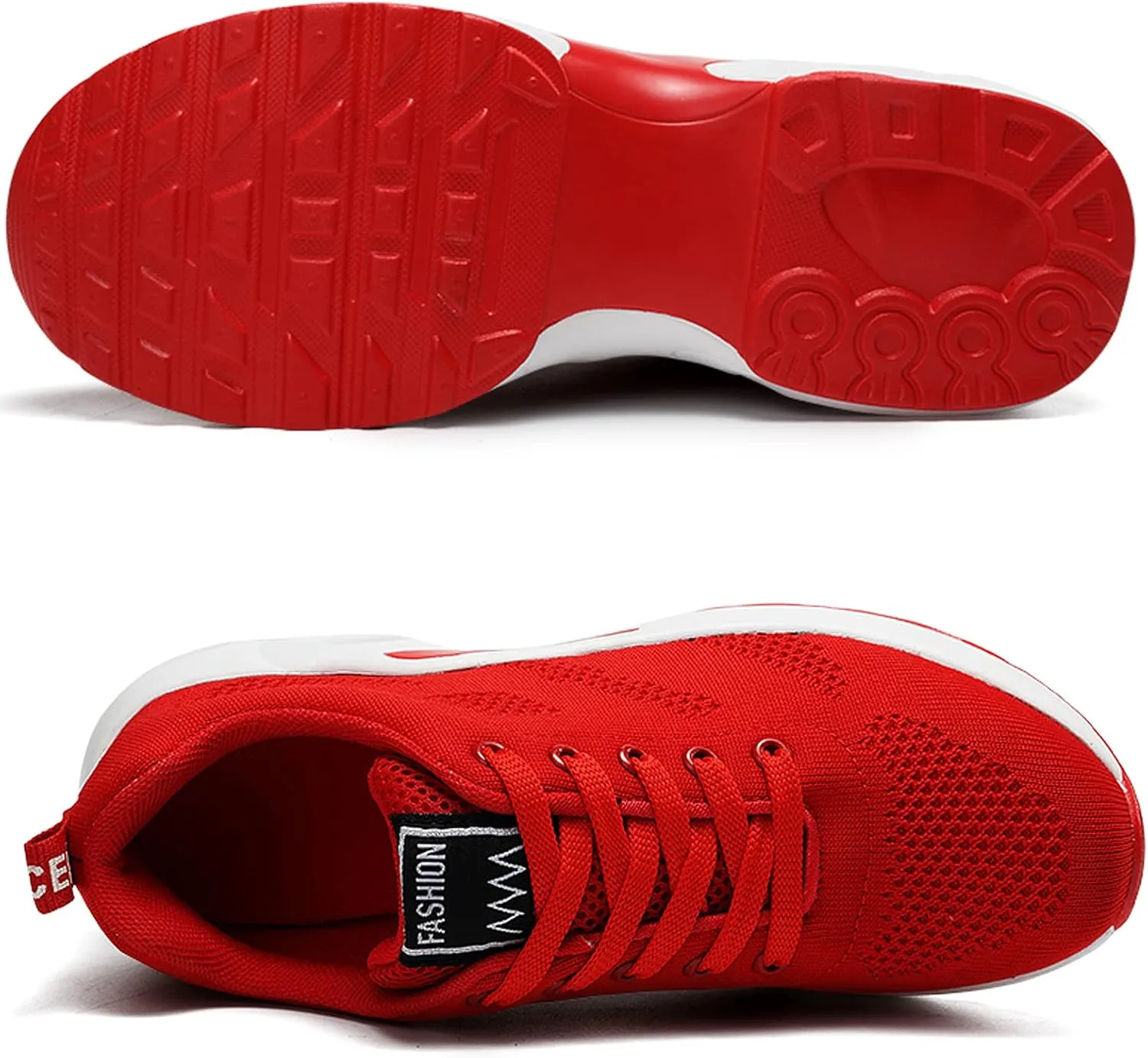 ihinzry Women's Air Running Shoes Lightweight Comfortable Non-Slip Walking Shoe Outdoor Breathable Fashion Mesh Sneakers