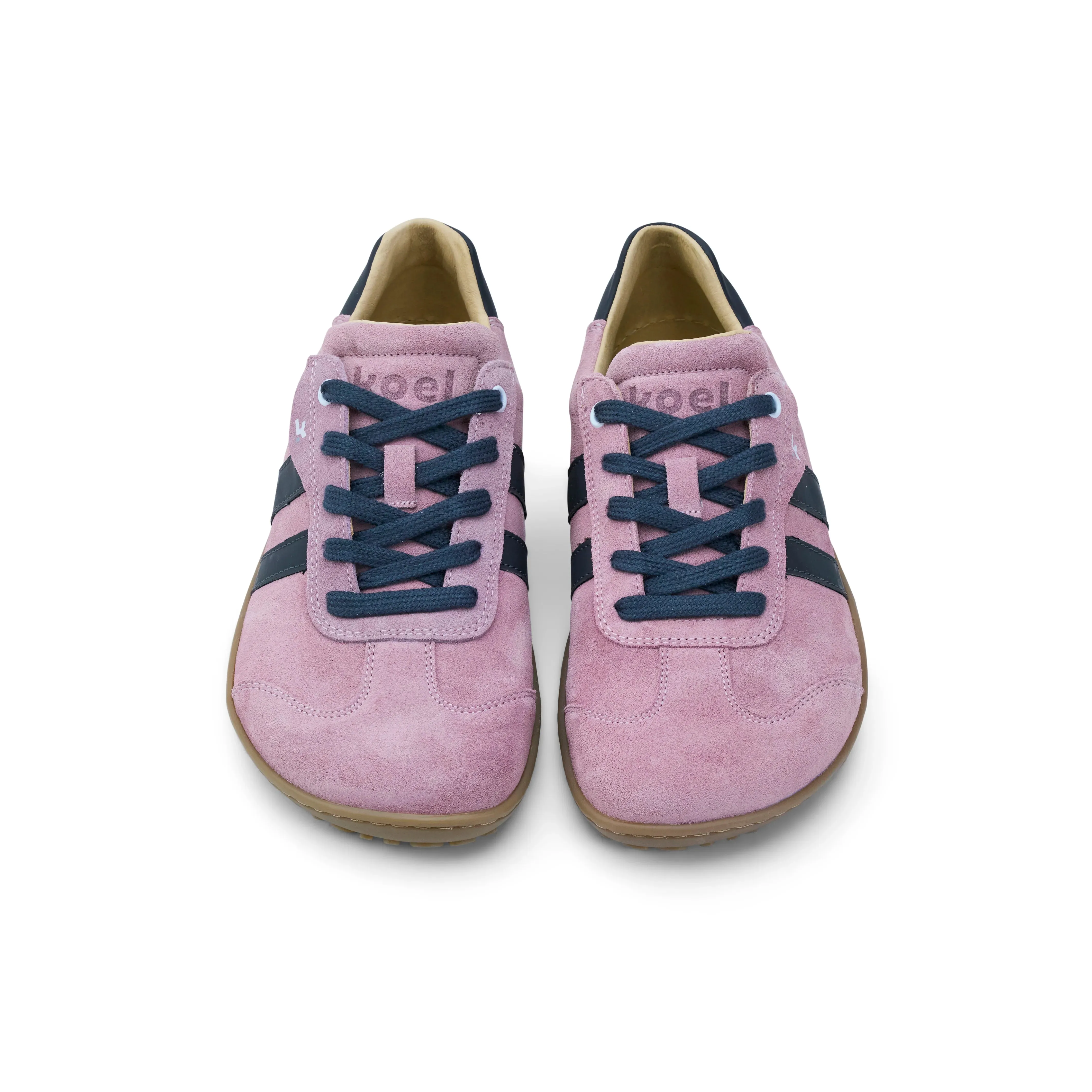 Ila KL pink Suede Barefoot Ladies Sneakers