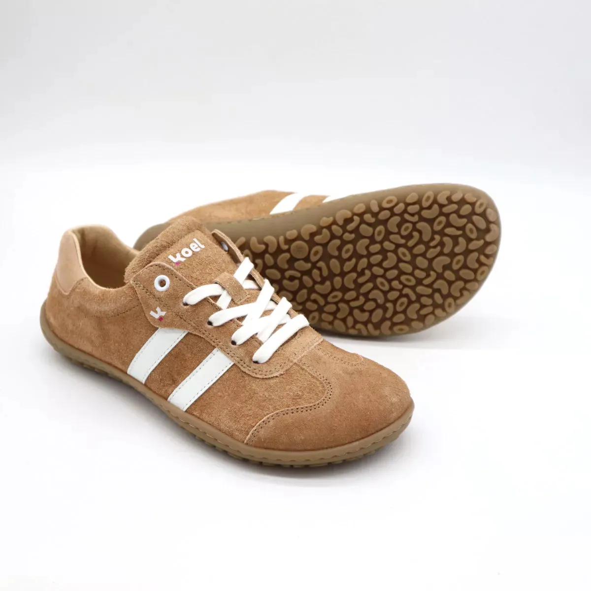 Ila Wild KL beige Suede Barefoot Ladies Sneakers