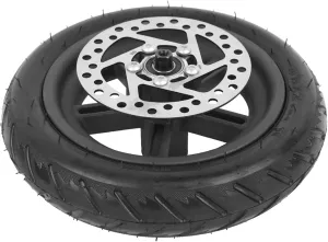 Inflatable Rear Wheel Shock Absorbing 120 Disc Brake Accessory Flexible Replacement Tire Kit Driving in Snow and Rain Buffer Memory for Electric Scooter