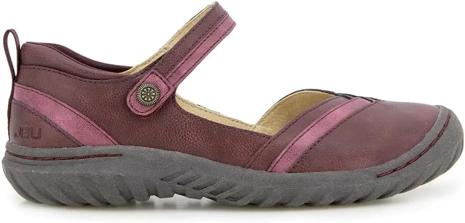 JBU Women's Raven Fashion Comfort Casual Classic Mary Jane Flat