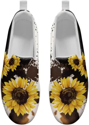 Jeiento Fashion Walking Shoes for Women Lady Slip On Lightweight Athletic Running Sneaker Platform Sneakers