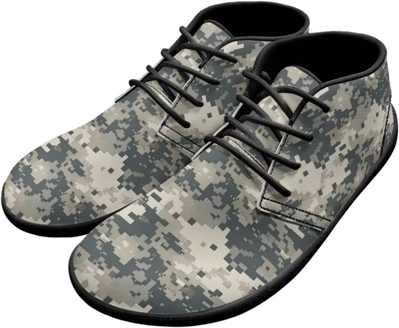 Jeiento Men Barefoot Shoes Camouflage - Wide Toe Box Camo Zero Drop Sole Walking Shoes