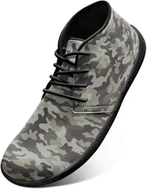 Jeiento Men Barefoot Shoes Camouflage - Wide Toe Box Camo Zero Drop Sole Walking Shoes