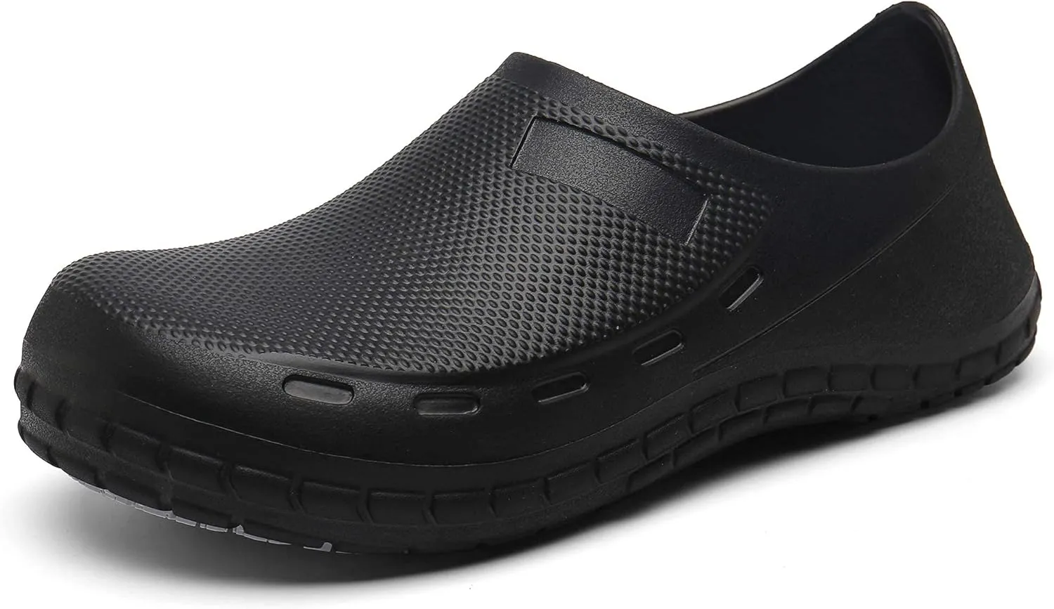 JSWEI Chef Shoes for Men - Professional Oil Water Resistant Nursing Chef Shoe，Non-Slip Safety Working Shoes for Kitchen Garden Bathroom Construction