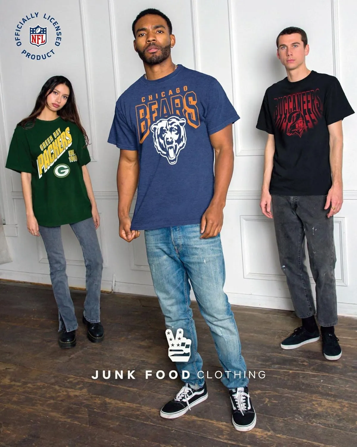 Junk Food Team Helmet NFL Shirt