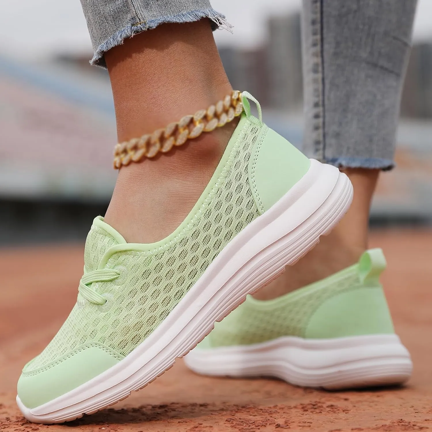 KCTRFSJ Women Kotsas Arch Support Orthopedic Shoes,Walkclouds Breathable Slip-On Flat Walking Shoes,Lightweight Breathable Non-Slip Low Top Casual Shoe