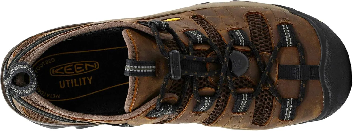 KEEN Utility Men's Atlanta Cool Low Height Breathable Steel Toe Work Shoe