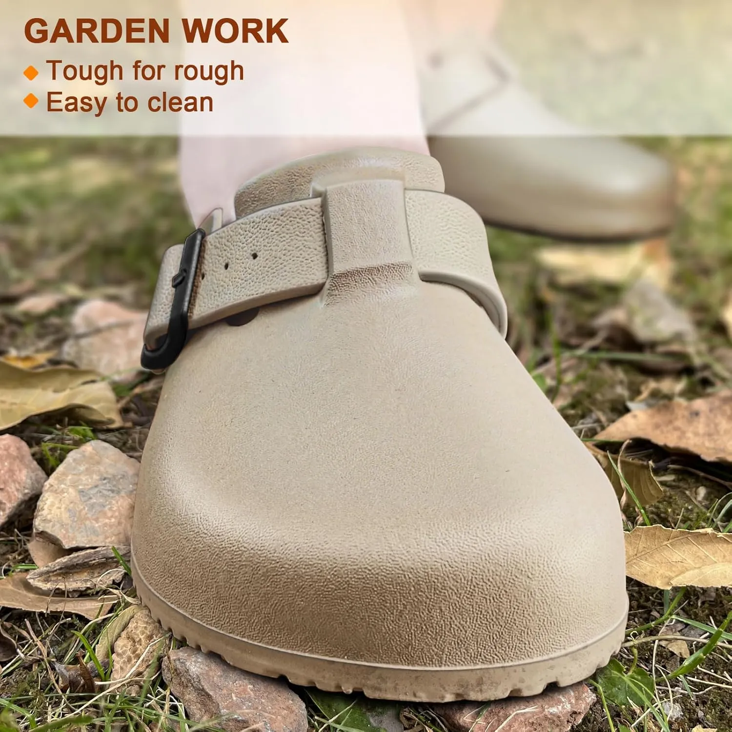 KEMISANT Women Clogs,Comfortable Mules Sandals Slippers Nurse Garden Shoes Unisex for Men Cushioned Support