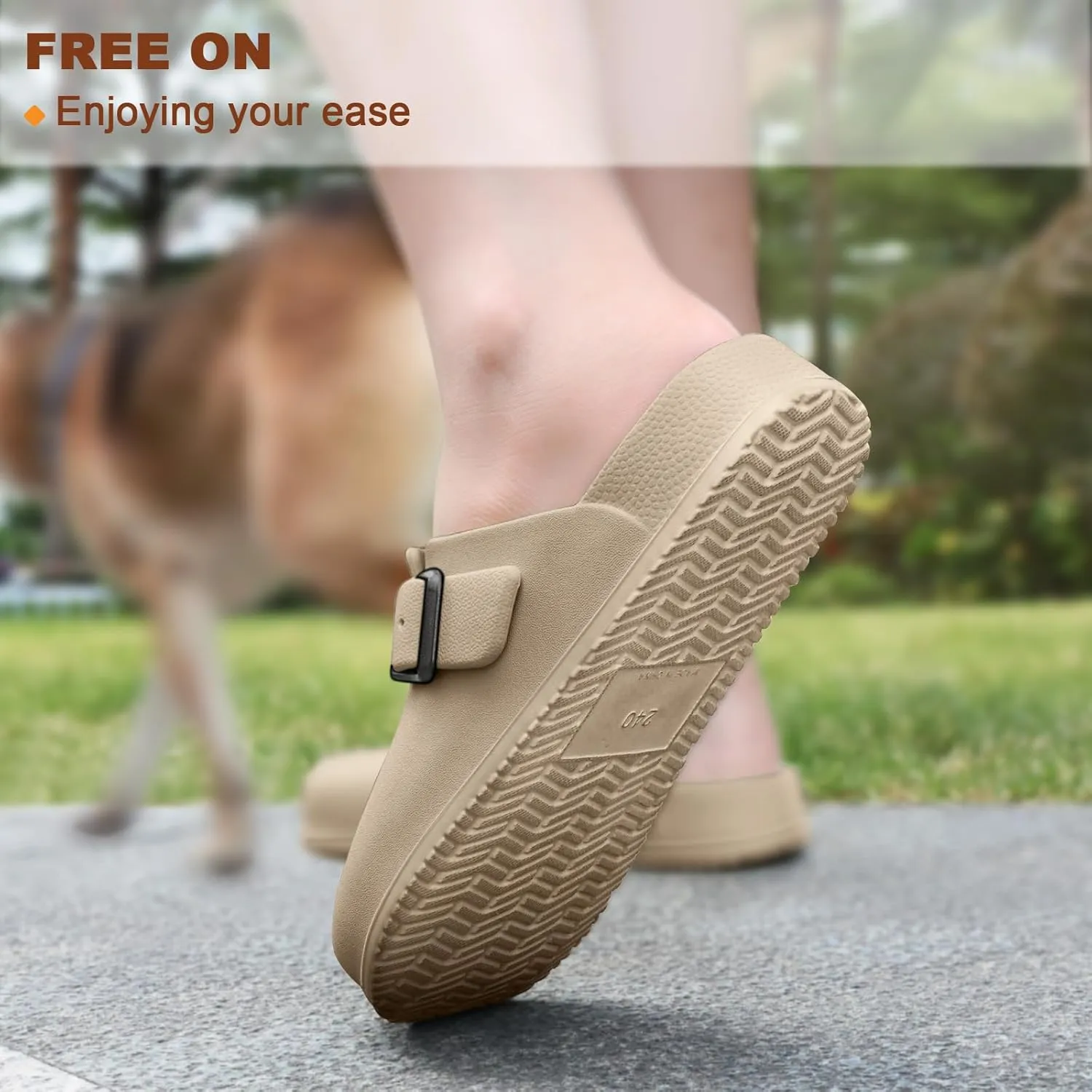 KEMISANT Women Clogs,Comfortable Mules Sandals Slippers Nurse Garden Shoes Unisex for Men Cushioned Support