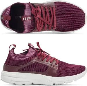 KESWI Athletic Lace Up Shoe with Removable Insole – Slip Resistant, Eco-Friendly Footwear – Work Shoes, Nurse Shoes