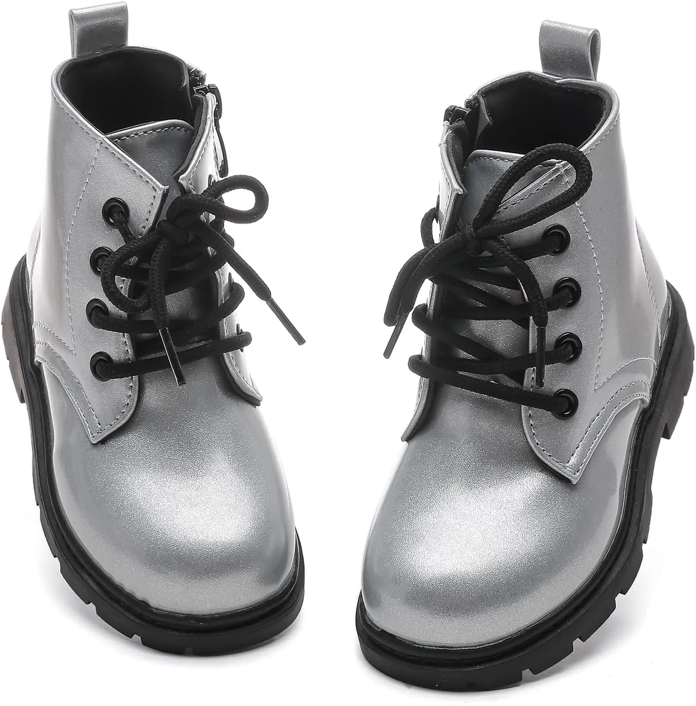 Kids Boots Bright Color Side Zipper Cute Ankle Boots