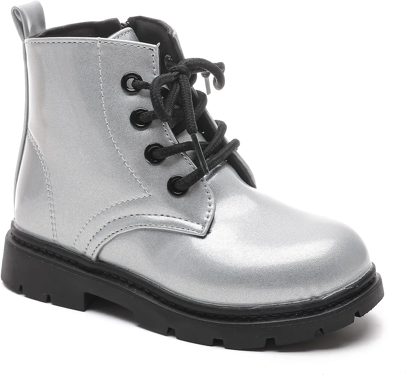 Kids Boots Bright Color Side Zipper Cute Ankle Boots