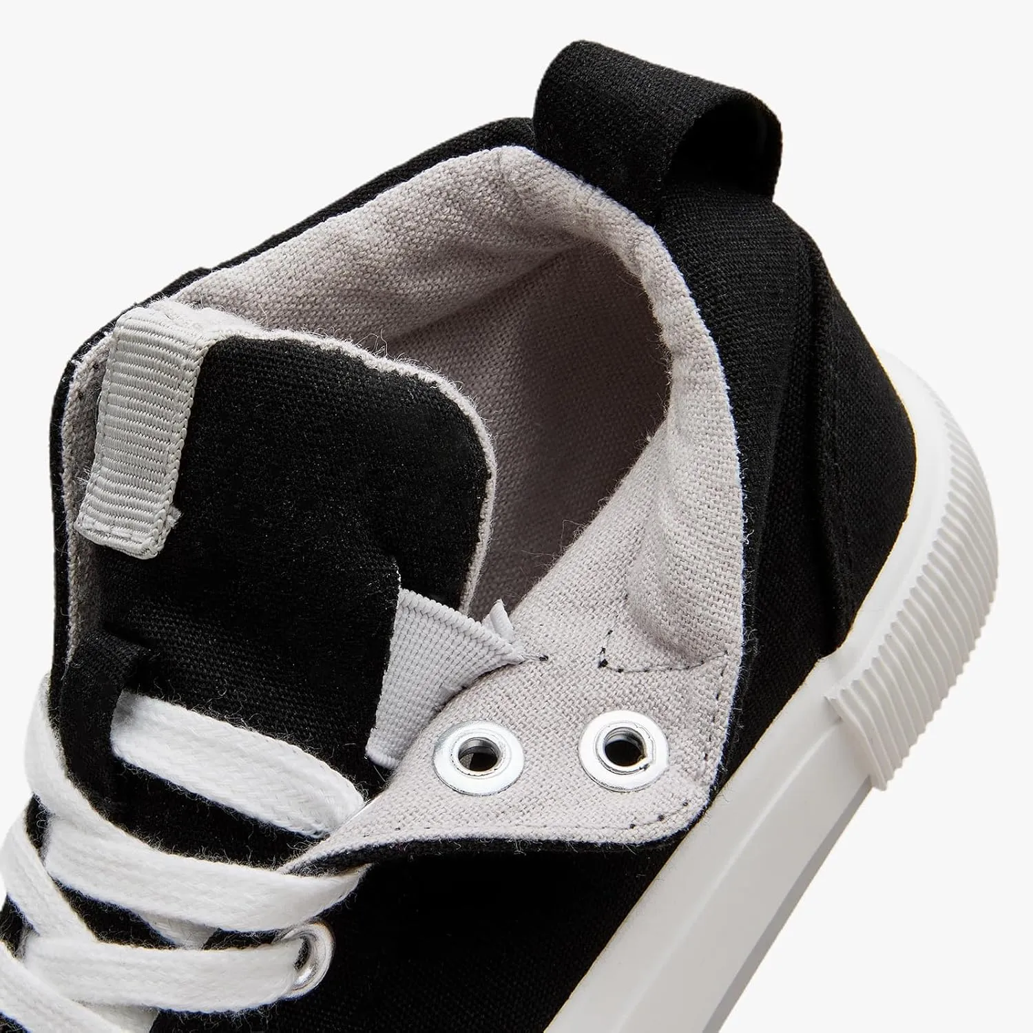 Kids' Cotton Mid-Top Slip-On Sneakers - Casual Canvas Shoes for Girls and Boys