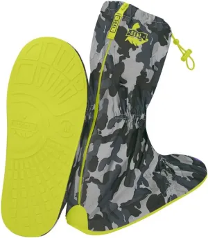 Kids Waterproof Shoe Covers, Reusable Rain Shoe Covers with Slip Resistant Sole, Play in Mud Snow Rain
