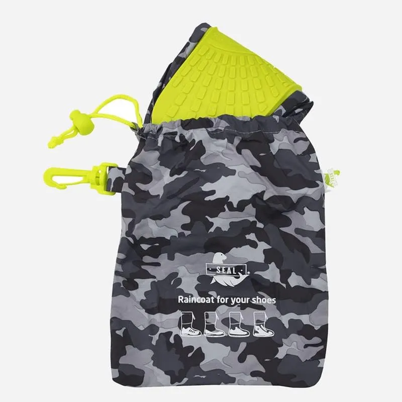 Kids Waterproof Shoe Covers, Reusable Rain Shoe Covers with Slip Resistant Sole, Play in Mud Snow Rain