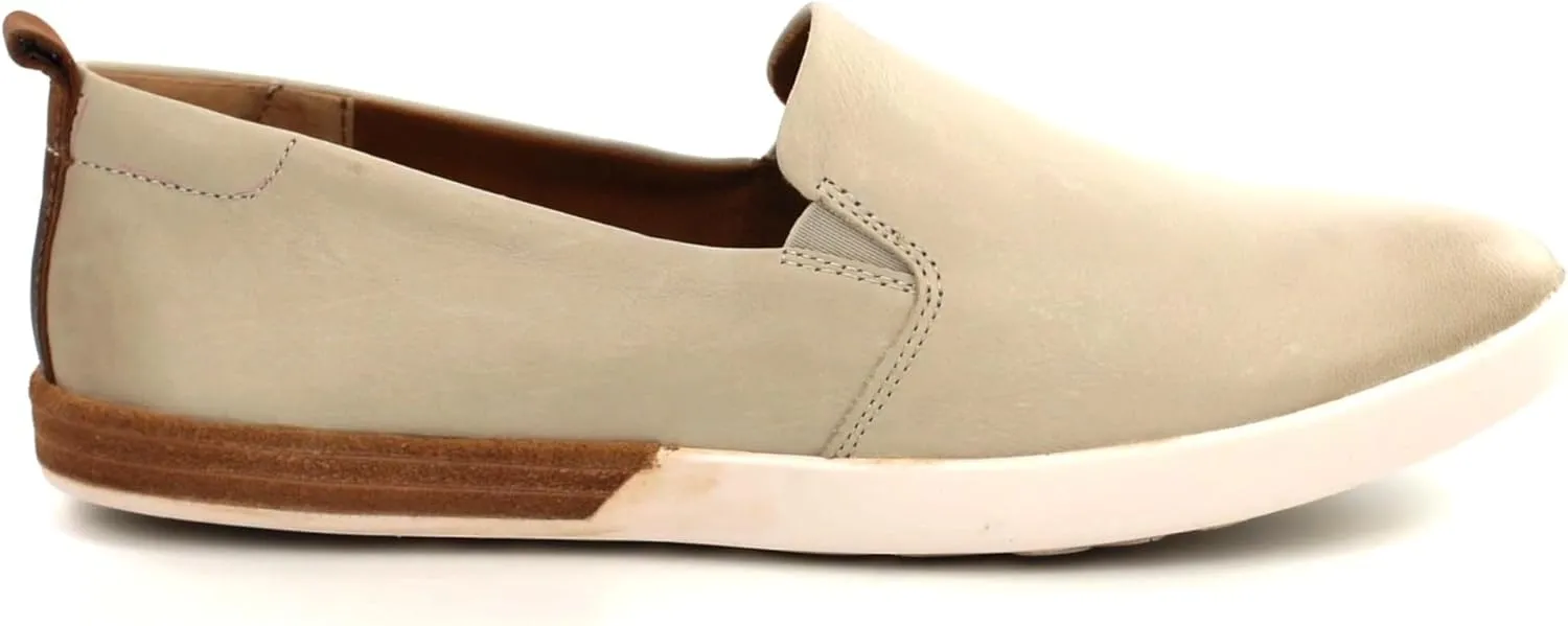 KORK-EASE Peyton Women's Slip-On - Hand-Finished Leather with Inset Stacked Heel Detail for a Unique Look
