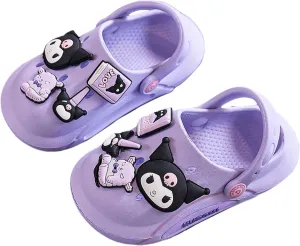 Kuromi Clogs Slip on Water Shoes Casual Summer for Girls Kids Children