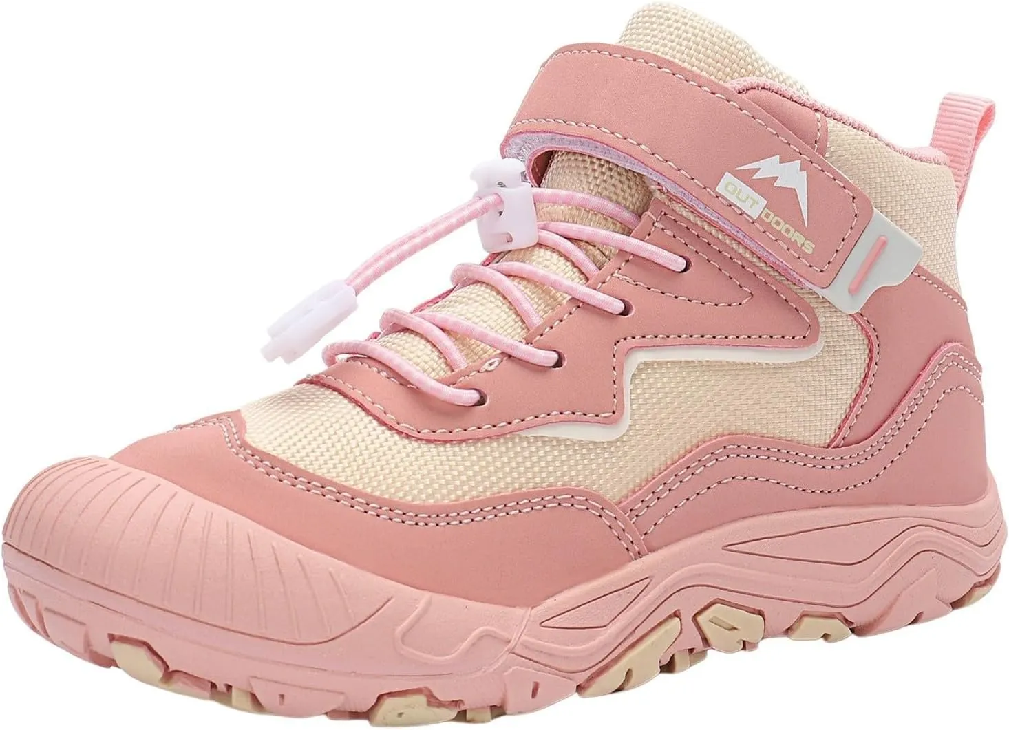 Lace-Up Open Toe Shoes For Childrens Kids Snow Boots Outdoor Sport Booties Fashion Breathable Rubber Boys Girls Sneaker