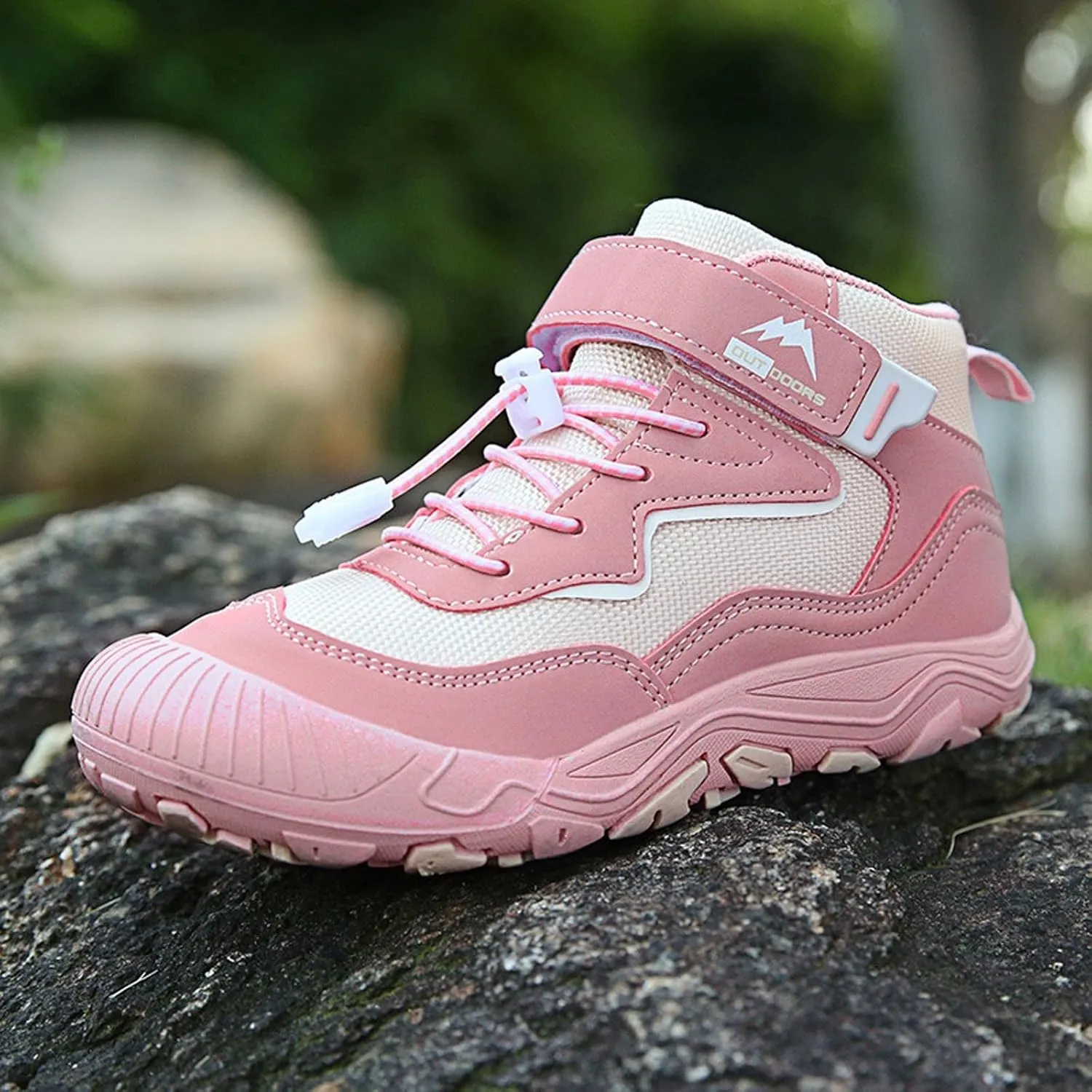 Lace-Up Open Toe Shoes For Childrens Kids Snow Boots Outdoor Sport Booties Fashion Breathable Rubber Boys Girls Sneaker