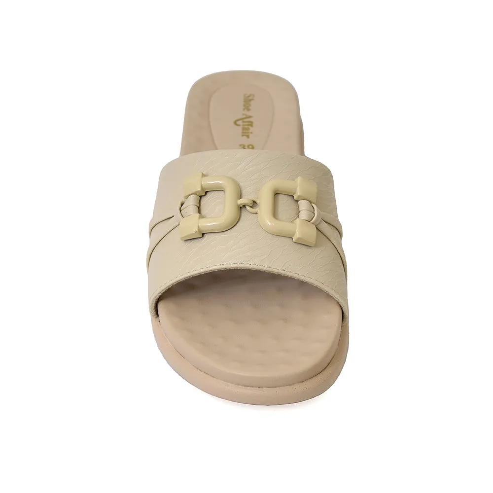 Ladies Casual PU Slipper