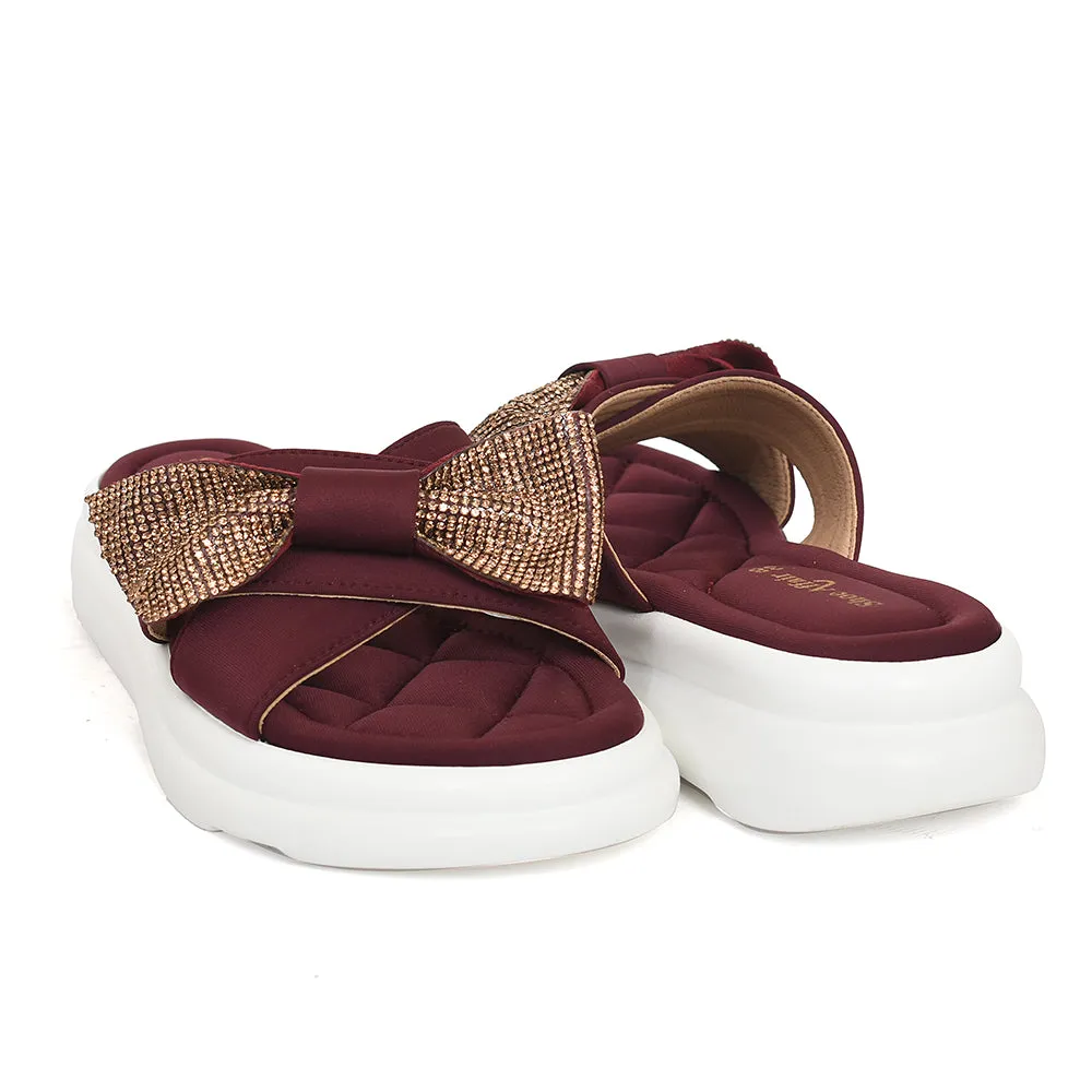 Ladies Casual PU Slipper