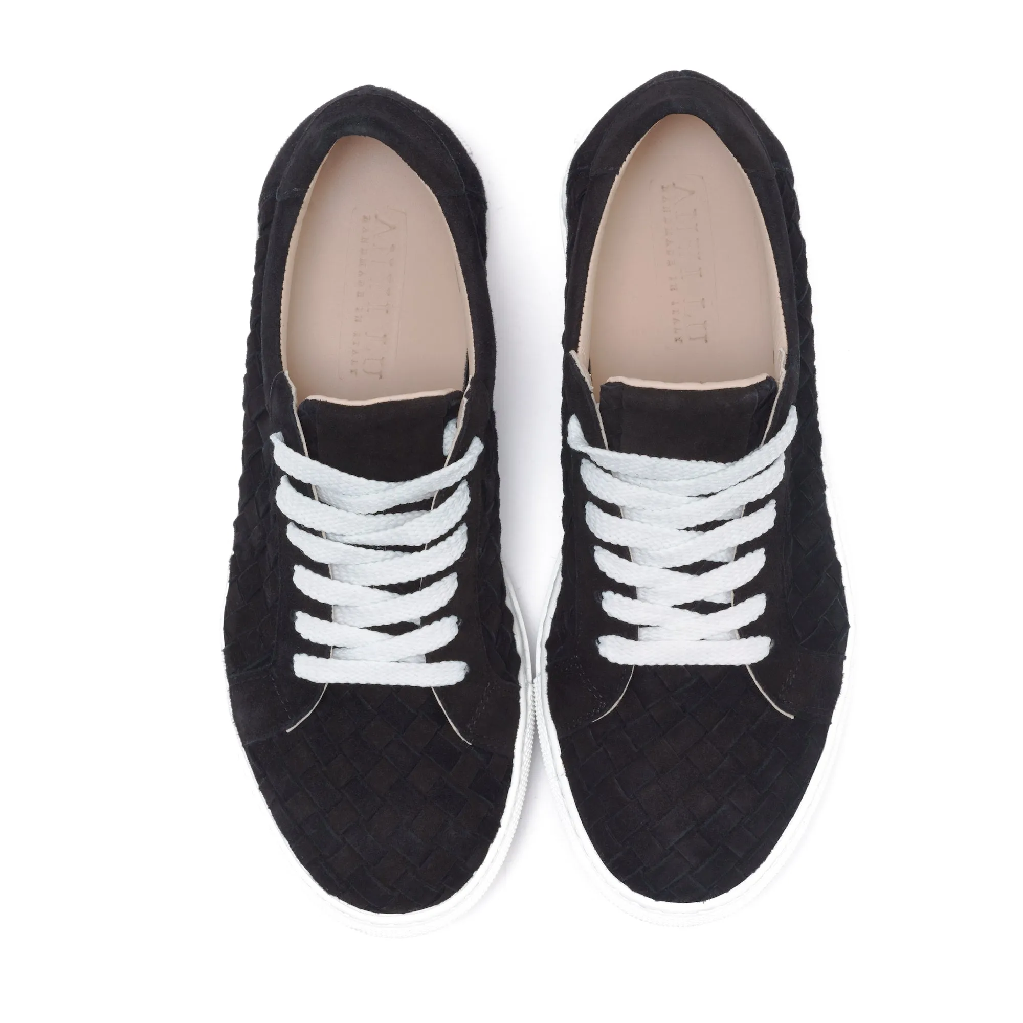 Le Dancer Sneaker in Black Woven