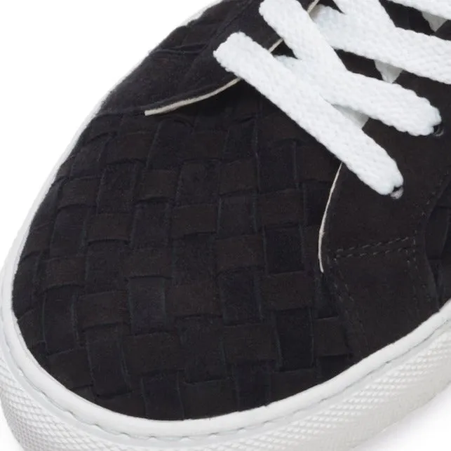 Le Dancer Sneaker in Black Woven