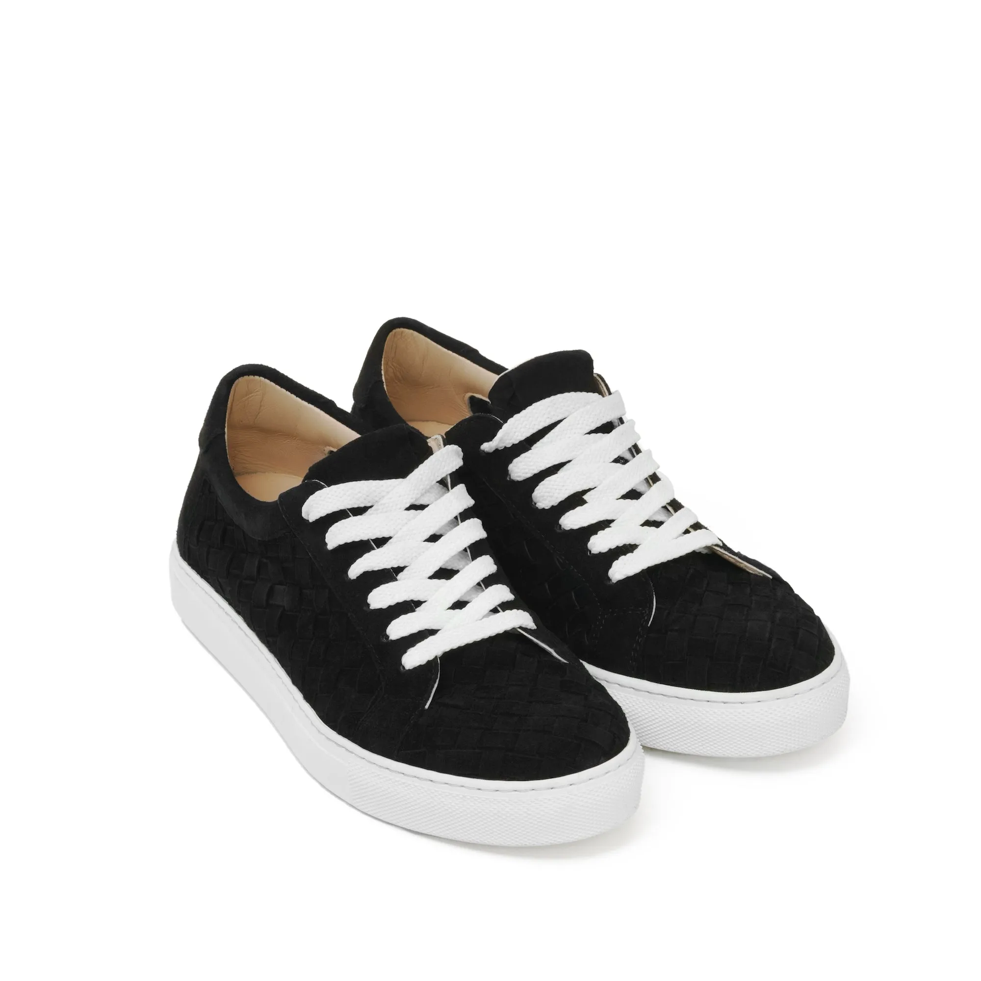 Le Dancer Sneaker in Black Woven