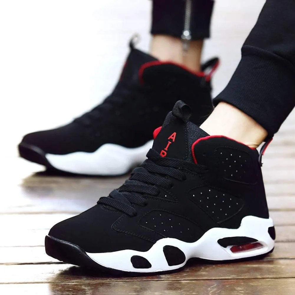 LEADER SHOW Men's Fashion Sneakers Breathable Athletic Gym Cushion Running Casual Sports Walking Shoes
