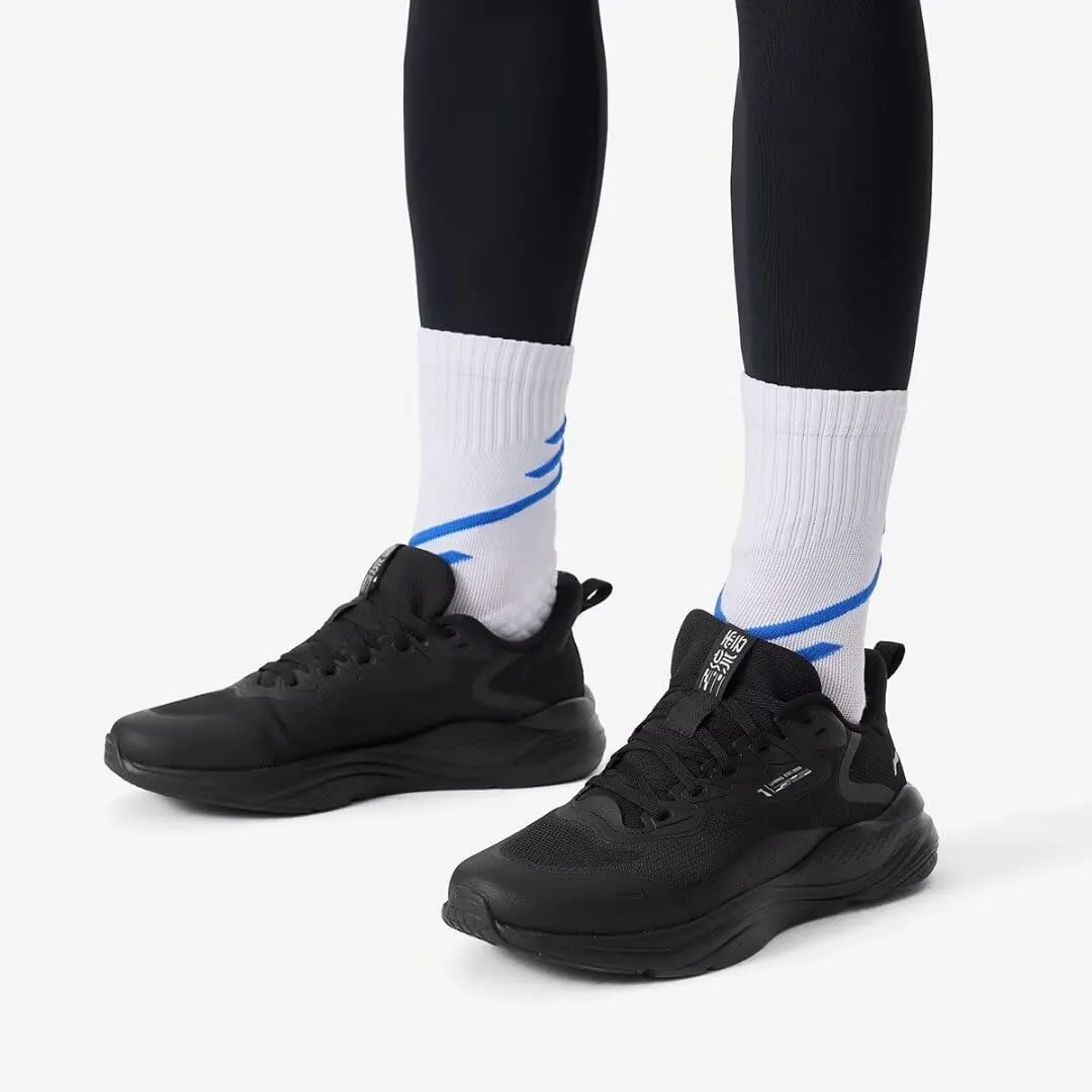 LI-NING LN Flow Men's Running Shoes Comfortable Leisure Fashion Breathable Non-Slip Sneakers AGLU089