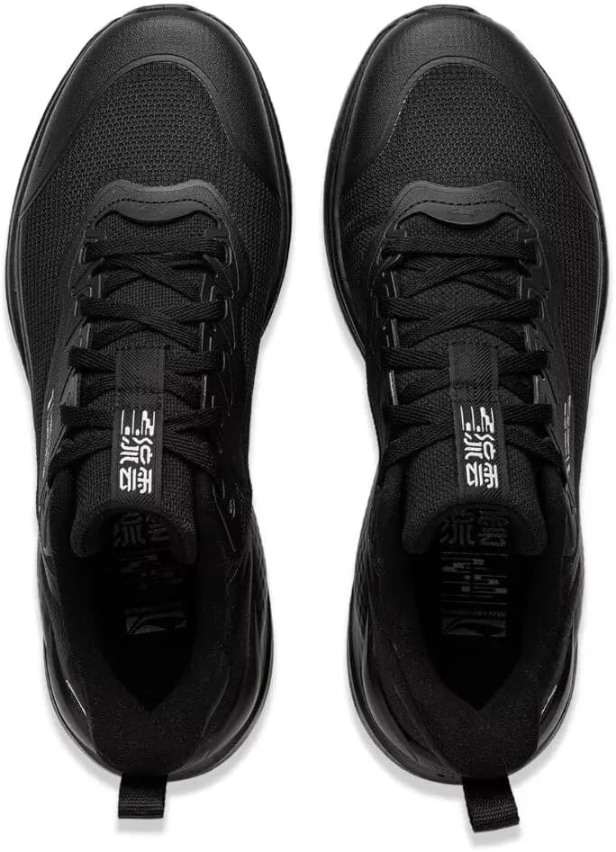LI-NING LN Flow Men's Running Shoes Comfortable Leisure Fashion Breathable Non-Slip Sneakers AGLU089