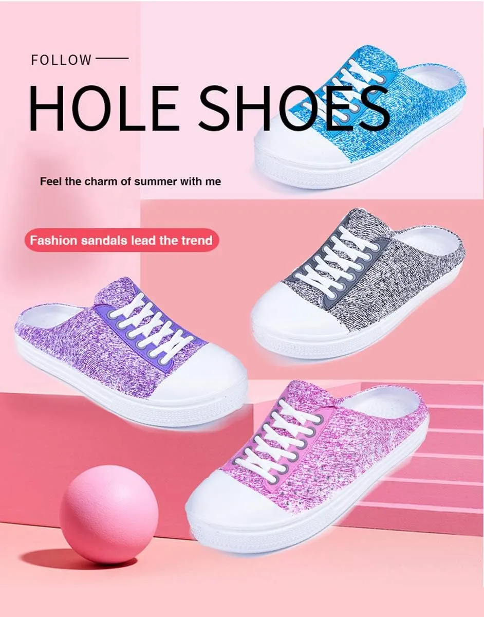 LIBINXIF Women's Garden Clogging Shoes Beach Sandals Breathable Slippers Shower Shoes Water Walking Shoes