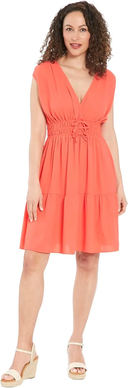 London Times Sleeveless Casual Women-Perfect Wedding Guest, Graduation, Summer Dress