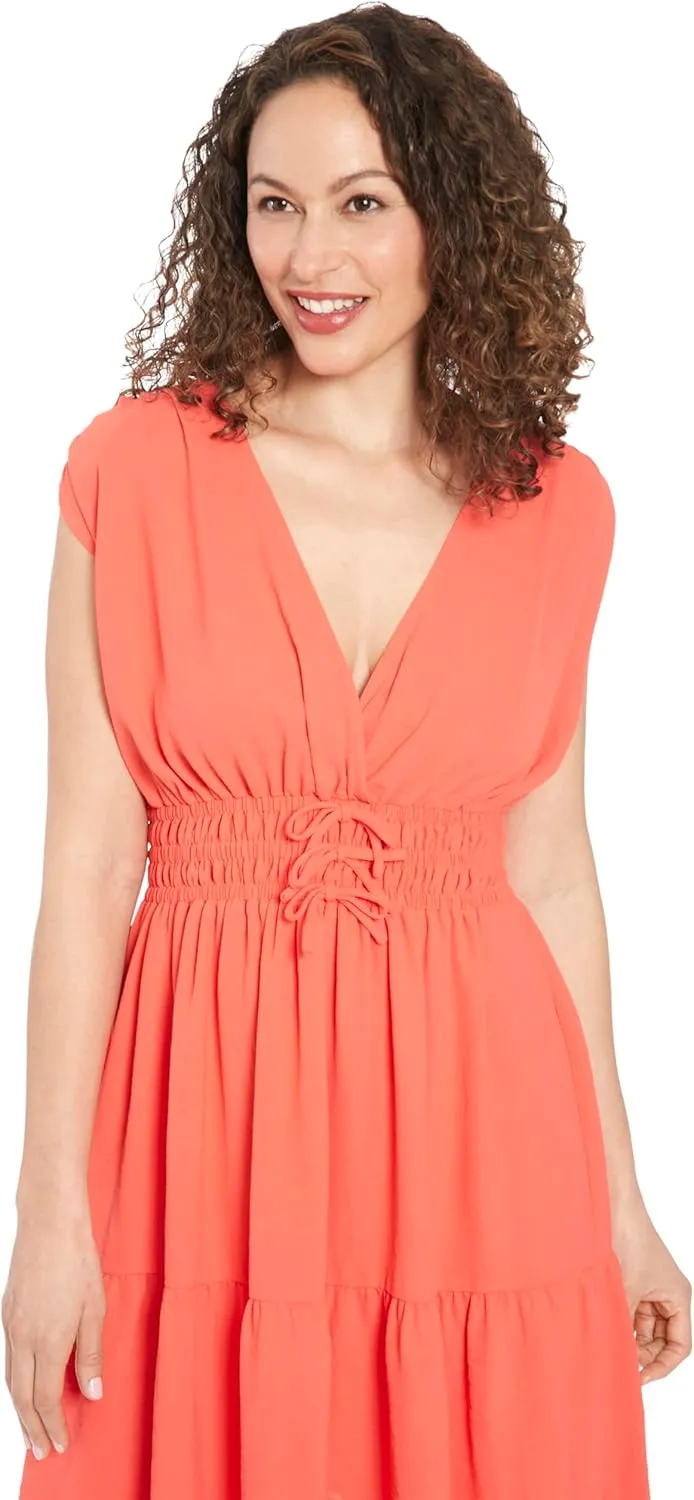 London Times Sleeveless Casual Women-Perfect Wedding Guest, Graduation, Summer Dress