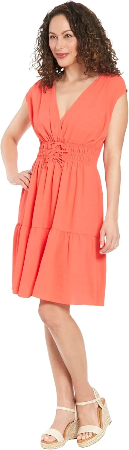 London Times Sleeveless Casual Women-Perfect Wedding Guest, Graduation, Summer Dress