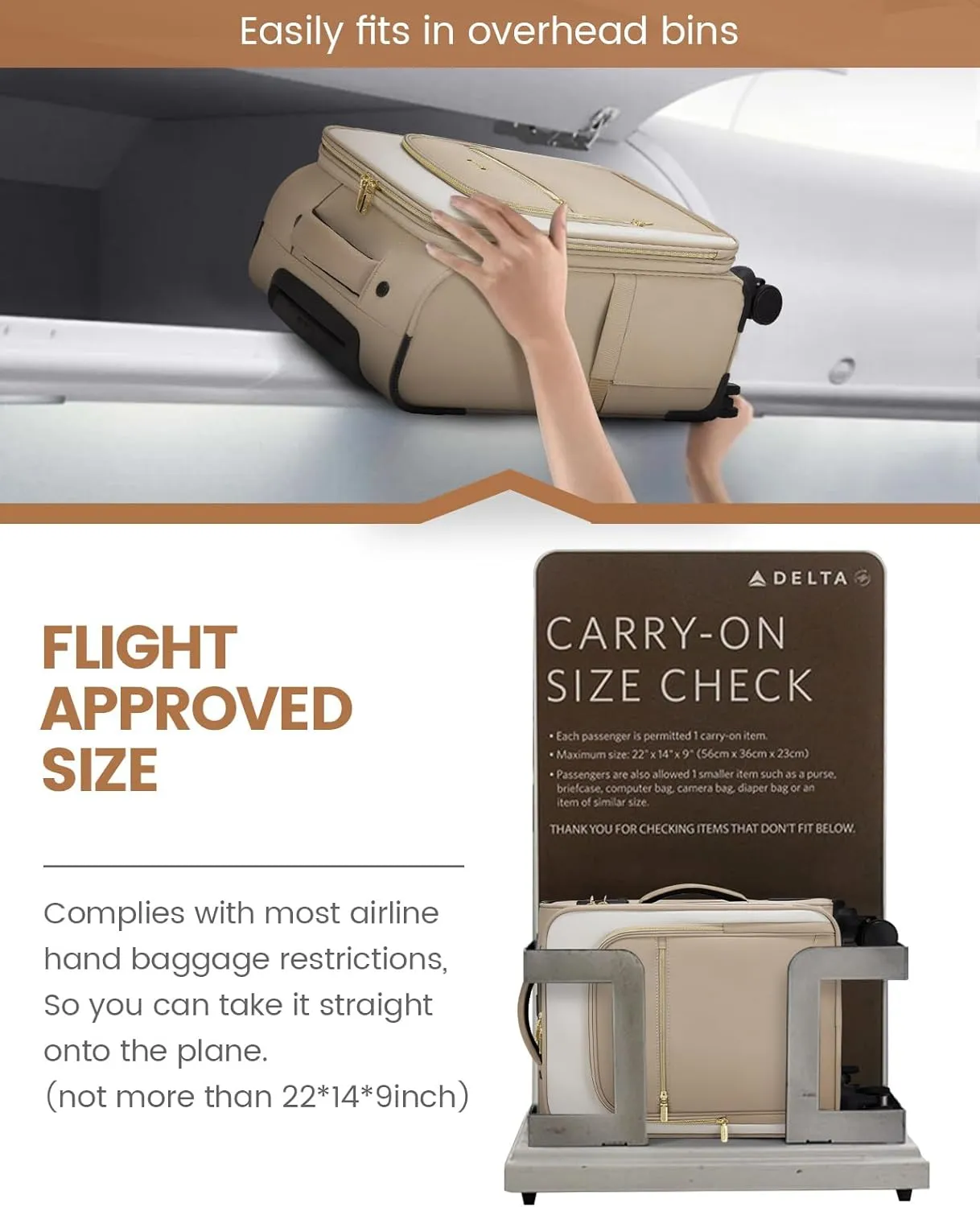 LOVEVOOK Carry On Luggage 22x14x9 Airline Approved, 20 Inch Softside Suitcases with Wheels, Lightweight Spinner Carry on Suitcase with TSA Lock, Water-Resistant Large Capacity Luggage for Travel