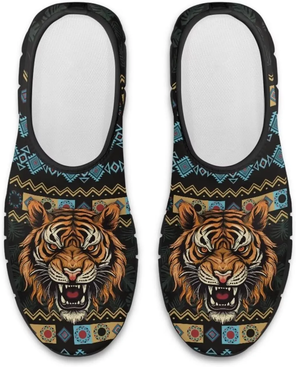 Low-Cut Animals Pattern Casual Shoes - Walking Shoe Women, Tennis Sneakers, Polyester Fabric Breathable Footwear