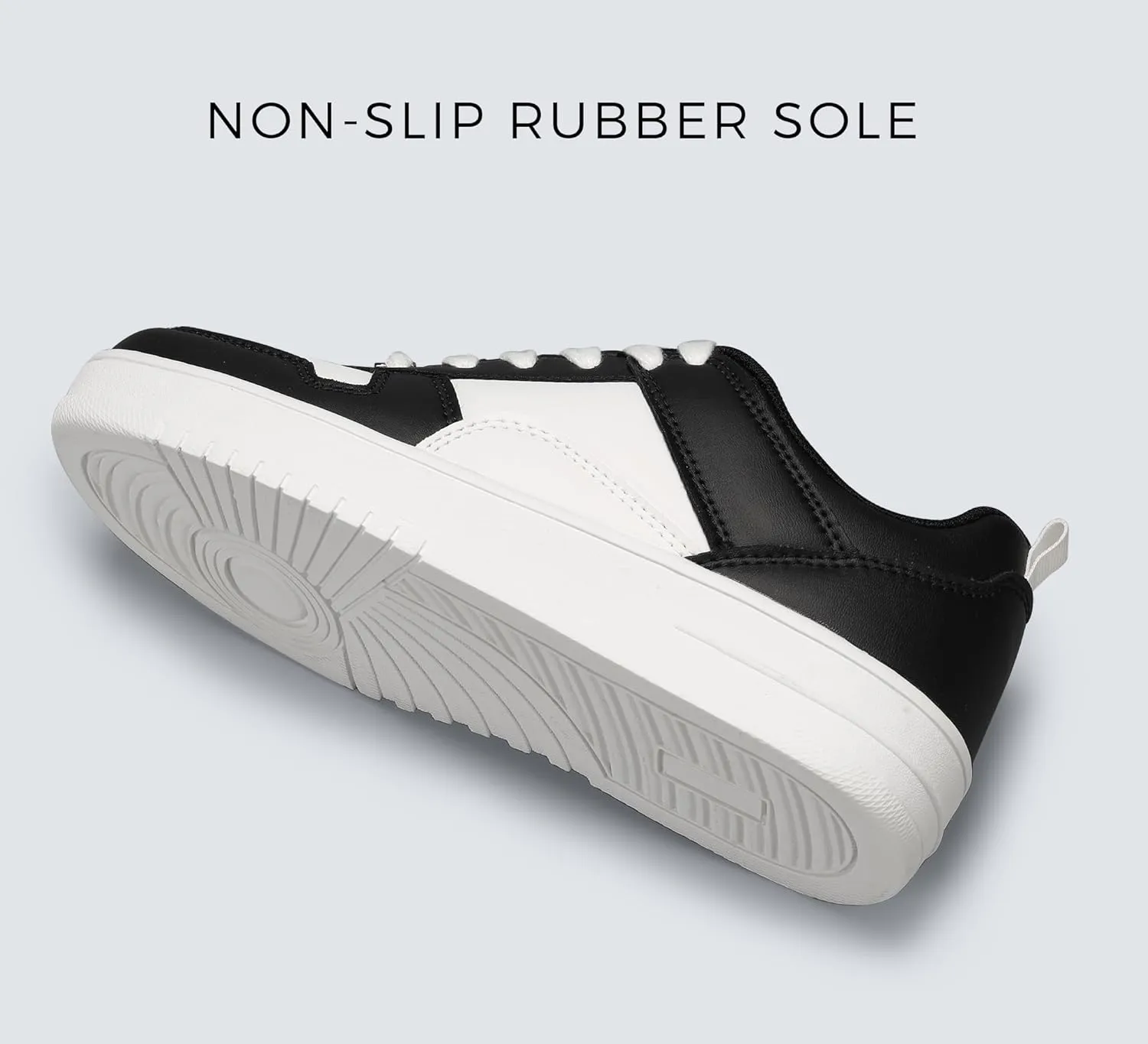 LUCKY STEP Women Fashion Sparkle Rhinestone Sneakers White Leather Low Top Tennis Shoes Lace Up Casual Comfortable Walking Shoe
