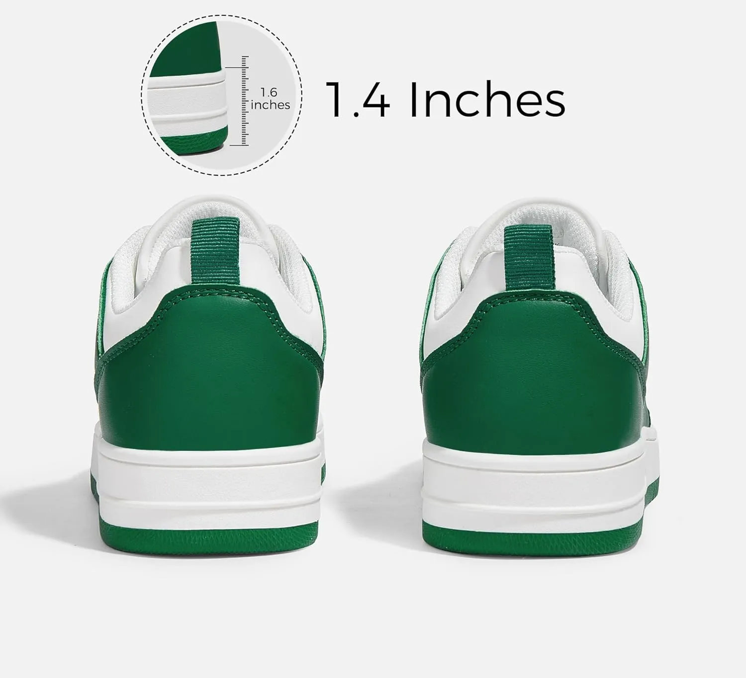 LUCKY STEP Women Fashion Sparkle Rhinestone Sneakers White Leather Low Top Tennis Shoes Lace Up Casual Comfortable Walking Shoe