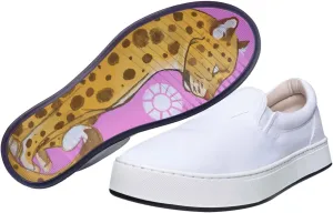 MaCae Original Canvas Slip-On White/Jaguar US Men's 12, Women's 13 Medium