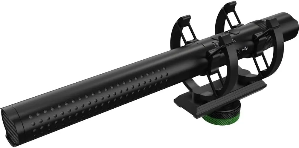 Mackie Professional Mobile Shotgun Microphone with USB Output, and Rechargeable Battery (EM-98MS)
