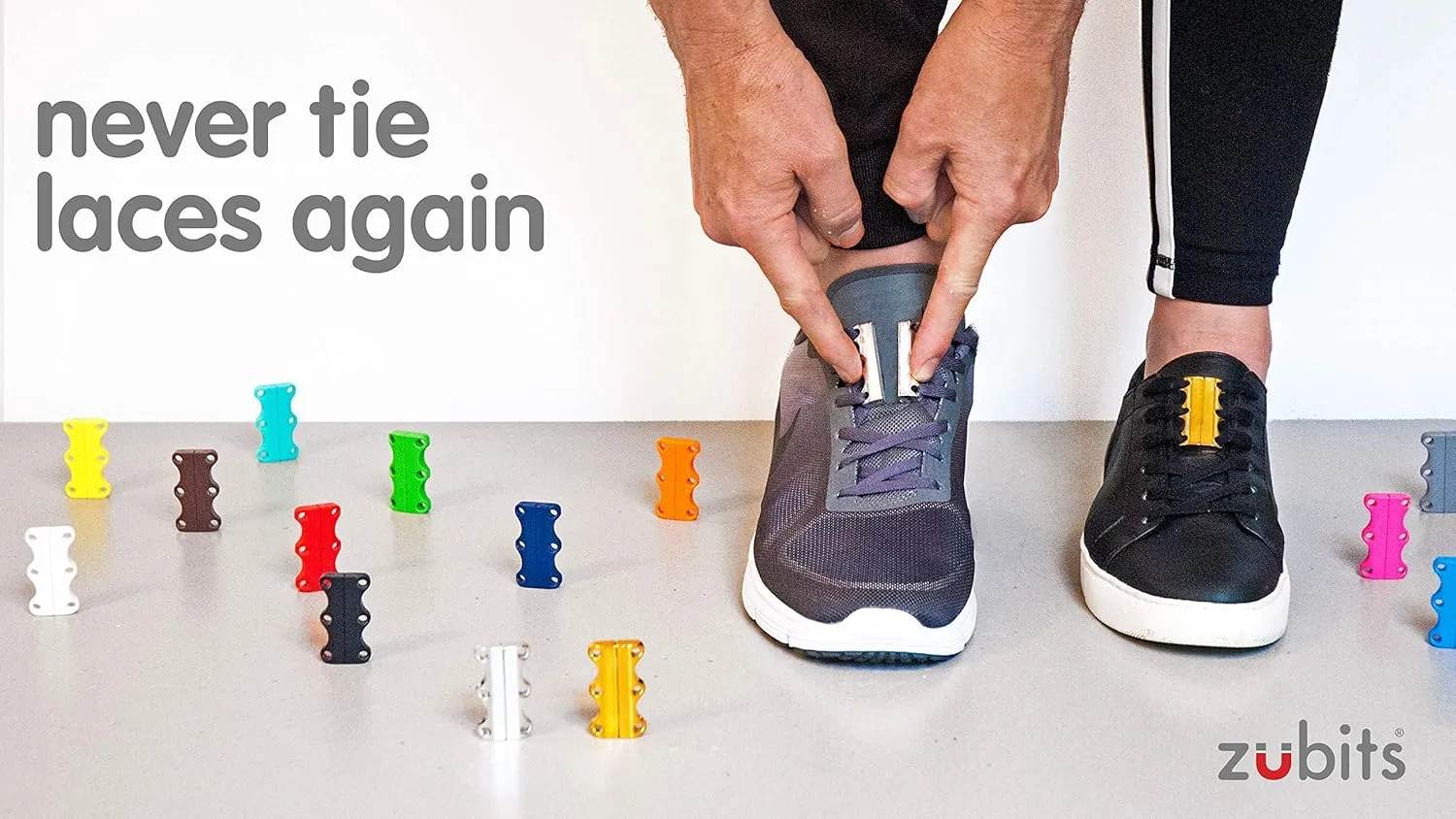 Magnetic Lacing Solution, No Tie Easy Long-Lasting Shoelace Magnets (2 In Pack)