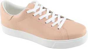 Marc Joseph New York Womens Casual Comfortable Genuine Leather Lightweight Low Top Fashion Slip-On Laceup Walking Sneaker Flat Shoes