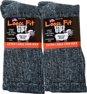 Marled Merino Wool Men's and Women's Sock 2 Pack