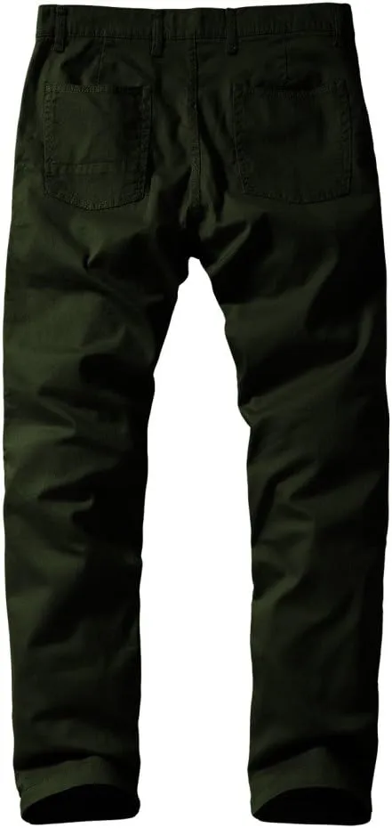 Match Men's Slim Tapered Stretchy Casual Pants #8105