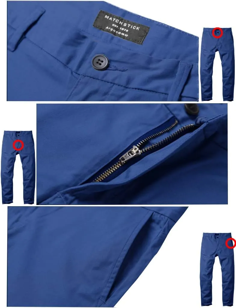 Match Men's Slim Tapered Stretchy Casual Pants