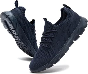 Men Slip On Running Sneakers Tennis Lightweight Non-Slip Athletic Shoes Cushioned Comfort for Walking Gym Fitness & Daily Training Leisure Sports