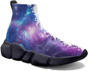 Men Women Slip-on Socks Sneakers Art Graffiti Painted Casual Shoes Tennis Running Shoes Plus Size 5-15